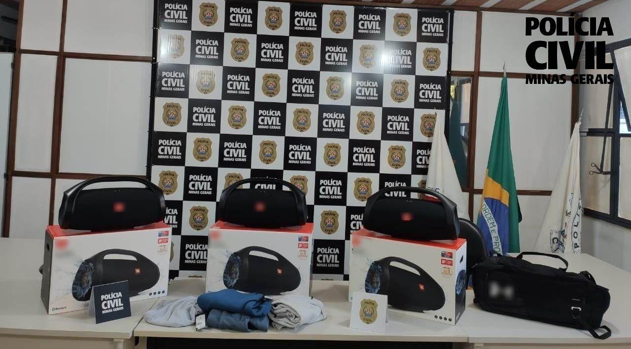 PCMG esclarece golpe de clonagem de cartão e recupera produtos
