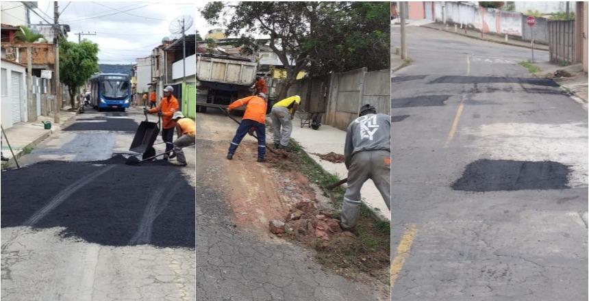 Operação tapa-buracos acontece em mais de 20 ruas