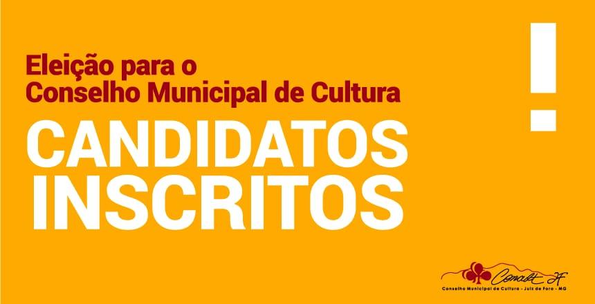 Eleição do Conselho Municipal de Cultura tem 18 candidatos inscritos