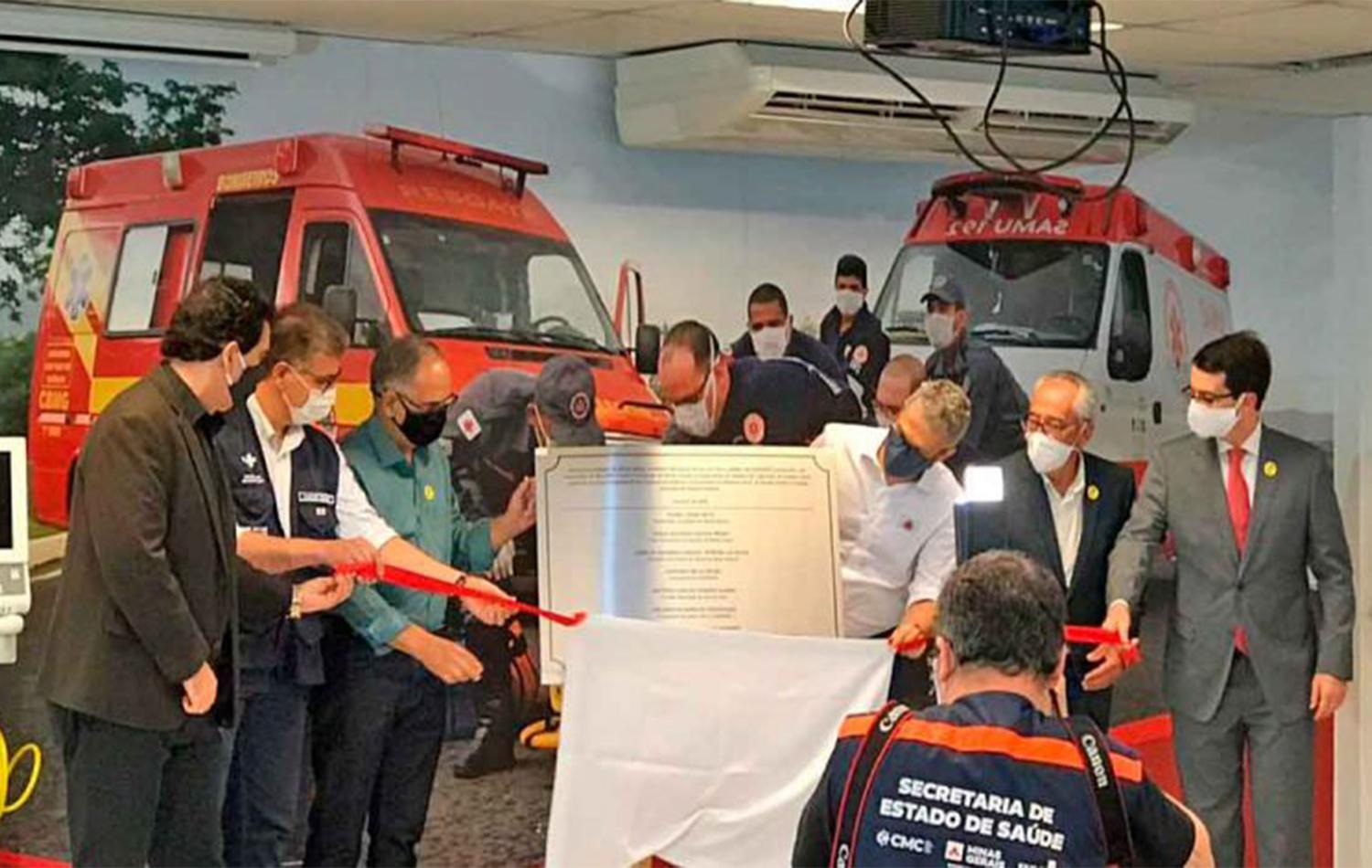 Governador inaugura Centro de Regulação Integrada em Saúde, em Juiz de Fora