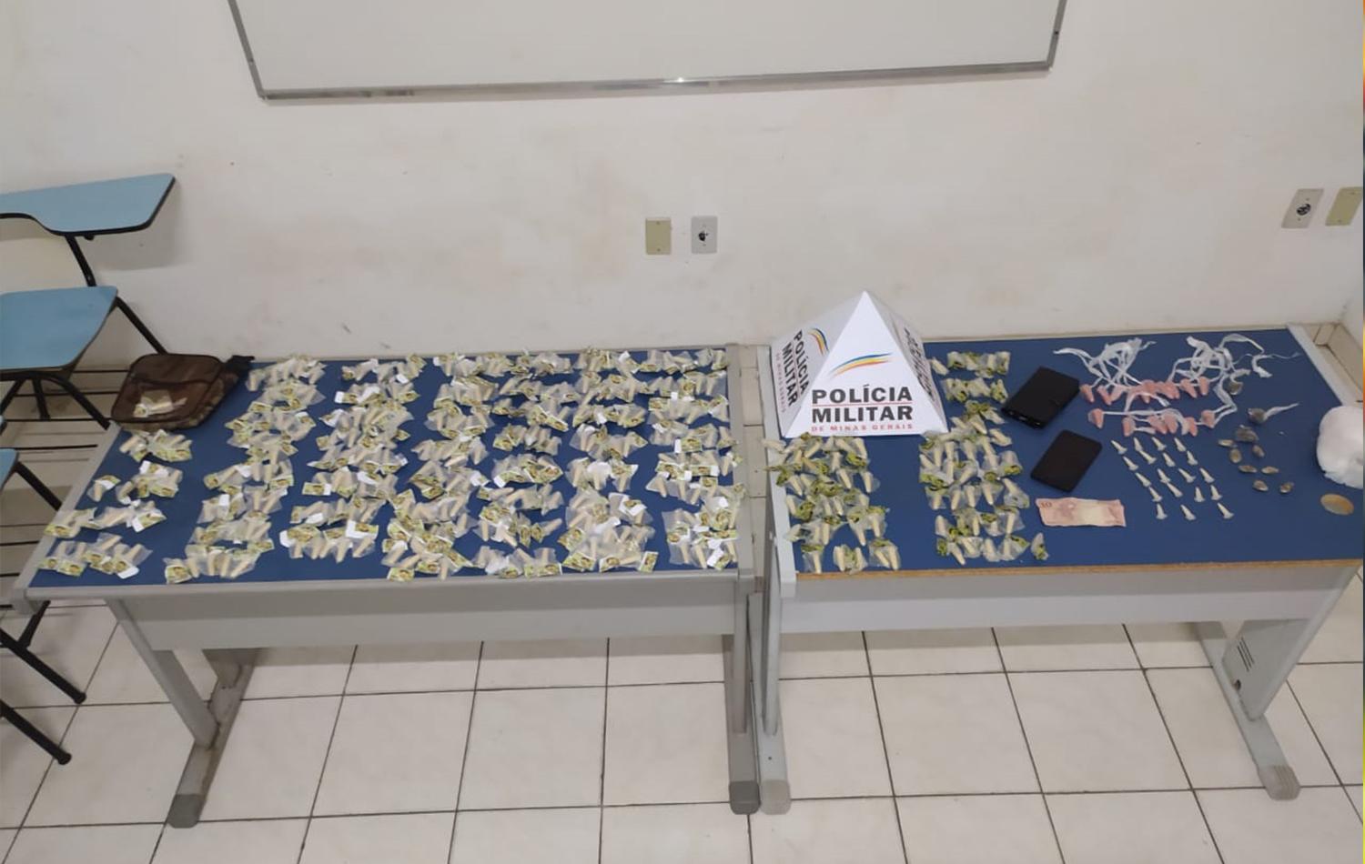 PM prende autores e apreende materiais relacionados ao tráfico no bairro Terra do Santo