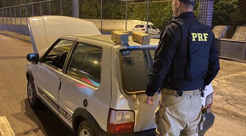 PRF apreende pássaros silvestres em transporte irregular na BR-040