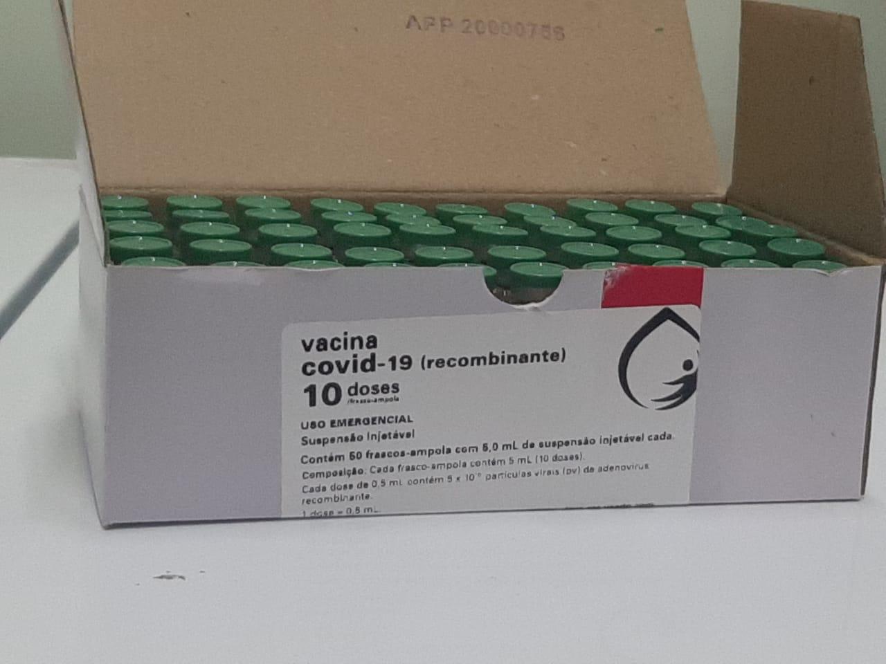 Juiz de Fora recebe 17.240 doses  de vacinas contra a Covid-19