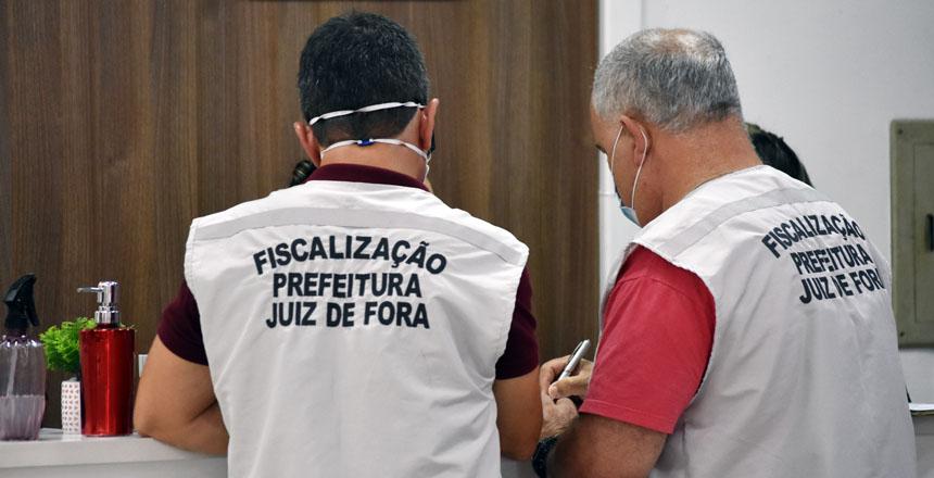 PJF notifica mais de 200 estabelecimentos comerciais durante o fim de semana