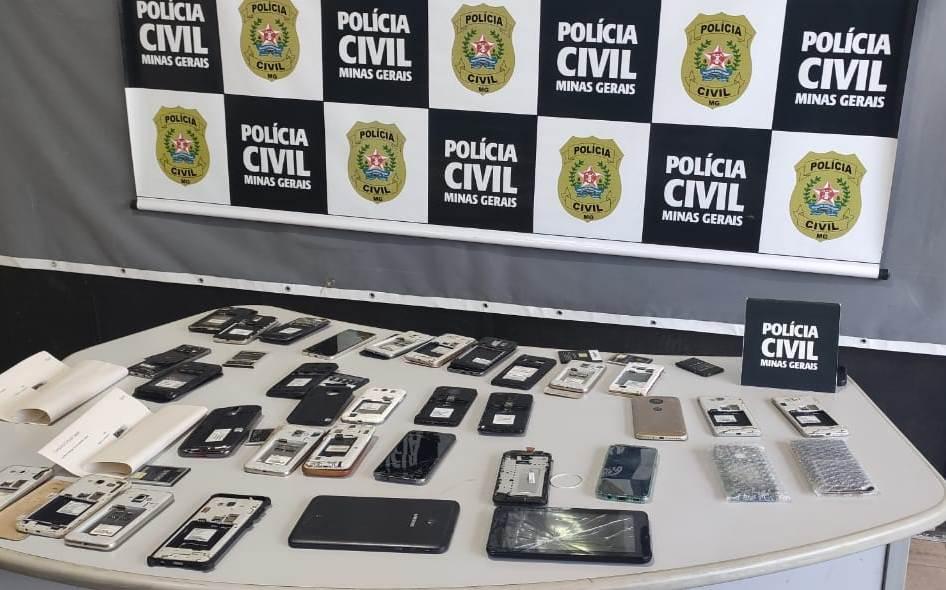 Polícia Civil apreende 36 celulares furtados no centro de Juiz de Fora