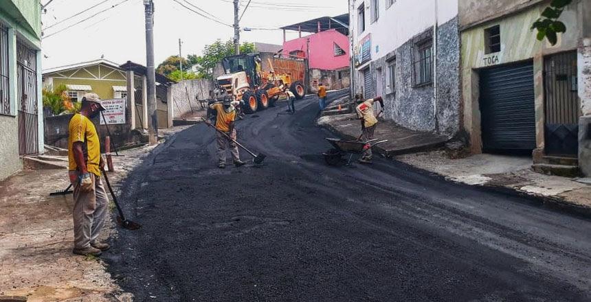 Empav faz manutenção do asfalto em diferentes bairros da cidade