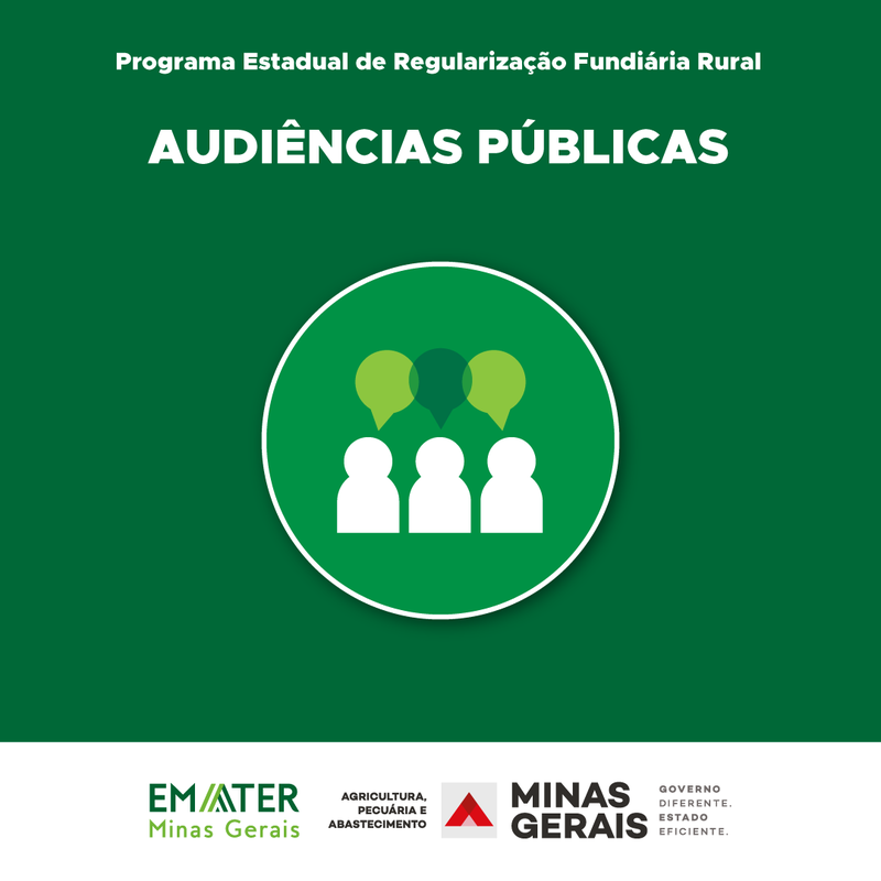 Estado inicia audiências públicas de 2021 do Programa de Regularização Fundiária Rural