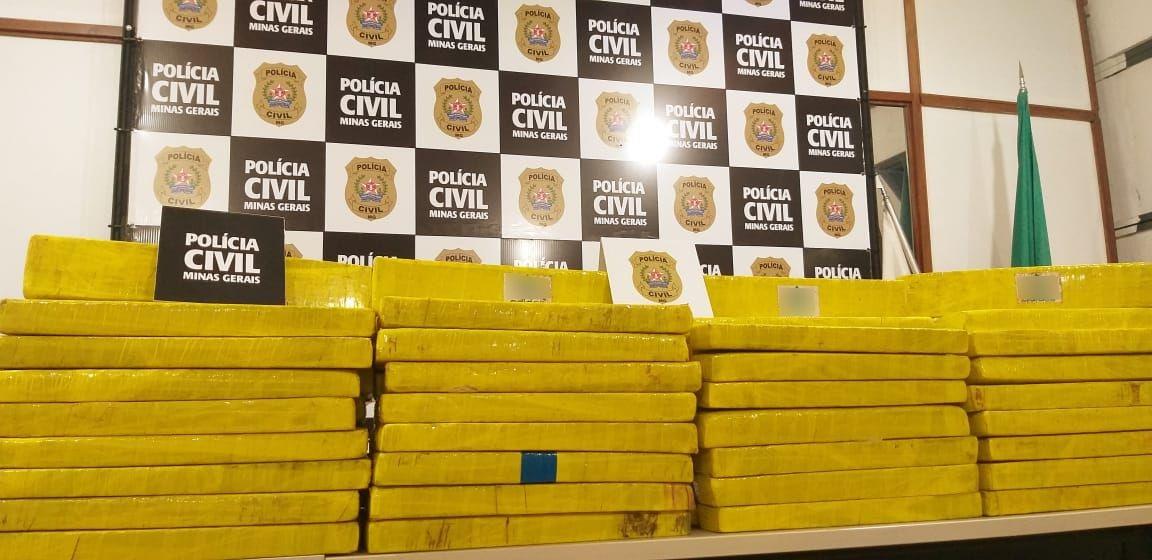 PCMG apreende cerca de 100 kg de maconha em JF