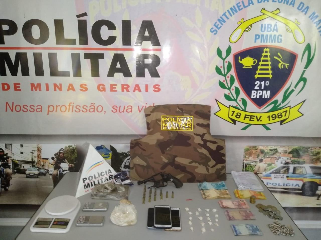 PM prende dois homens por tráfico de drogas em Rio Pomba