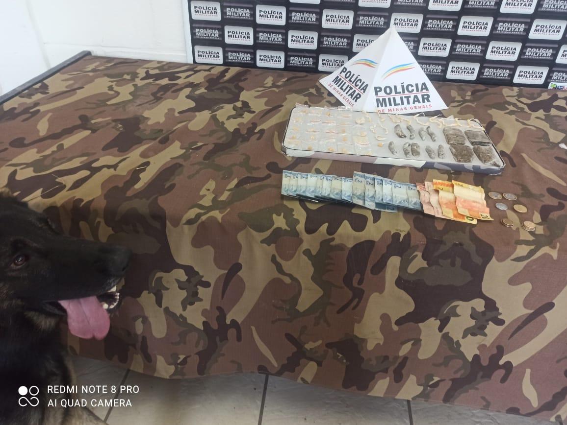 Adolescente é apreendido com drogas no Poço Rico