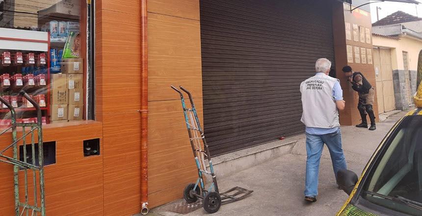 Distribuidora no Manoel Honório é interditada