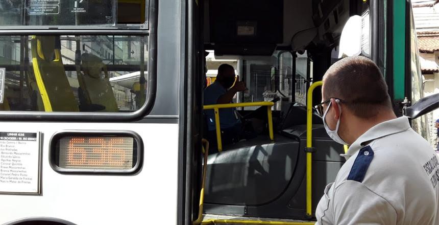 Fiscalização pela Vida vistoria 488 ônibus na quarta-feira, 24
