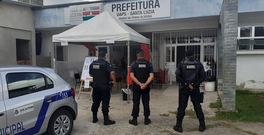 Guarda Municipal apoia vacinação em Juiz de Fora