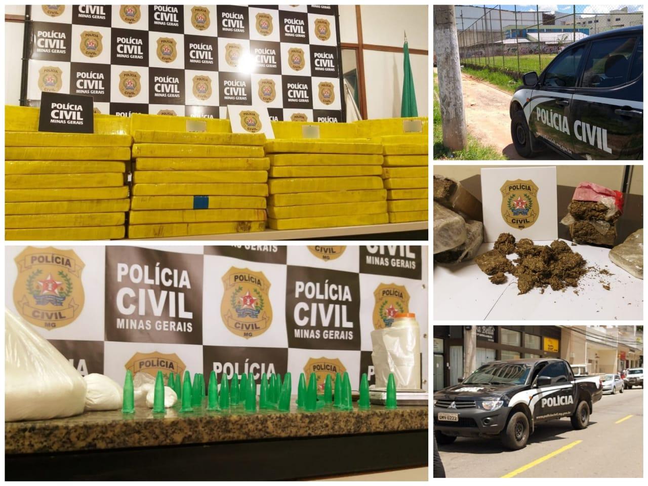 PCMG apresenta balanço operacional de combate ao tráfico dos últimos 30 dias em Juiz de Fora