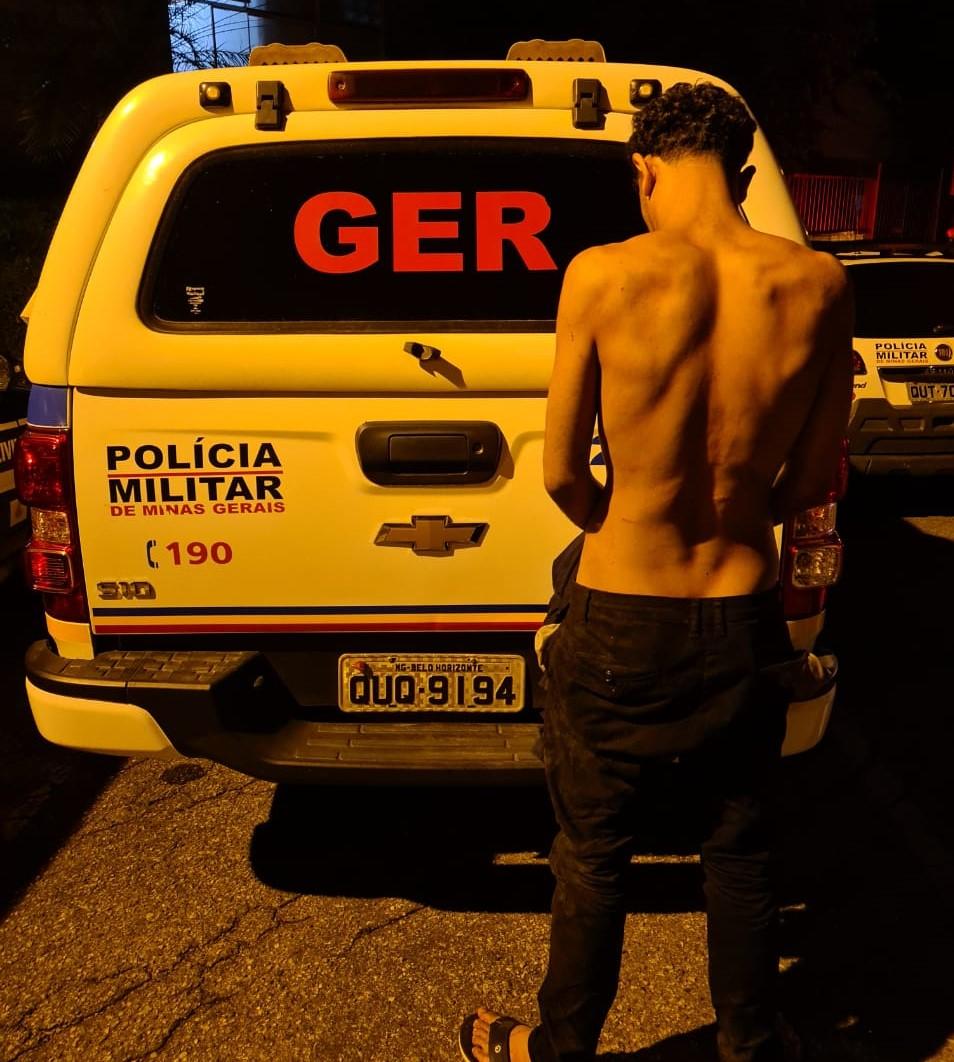 PM prende suspeito de cárcere privado na Avenida Getúlio Vargas