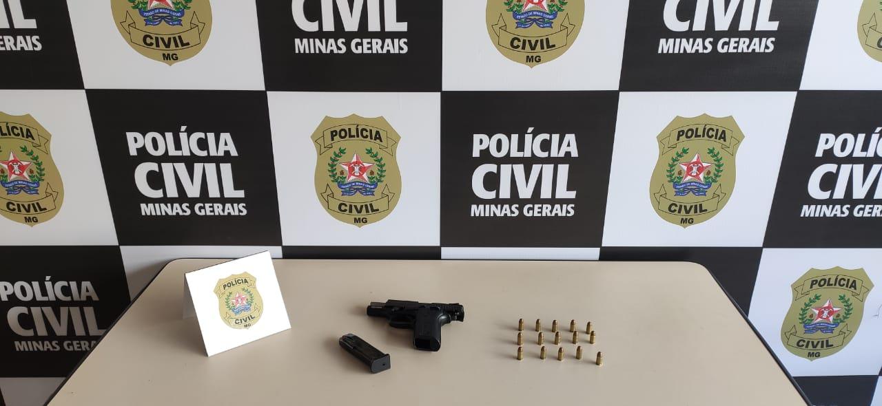 Polícia Civil apreende armas de fogo e prende suspeito durante ações em Juiz de Fora