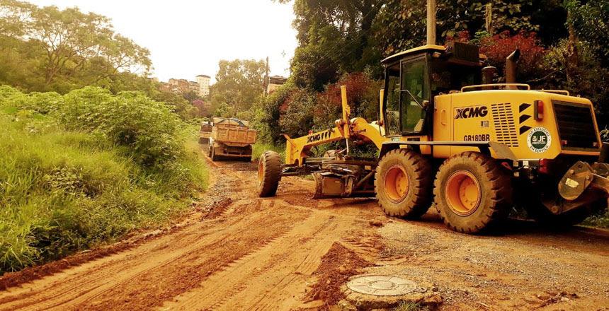 Secretaria de obras faz atendimentos de emergência e segue com reformas