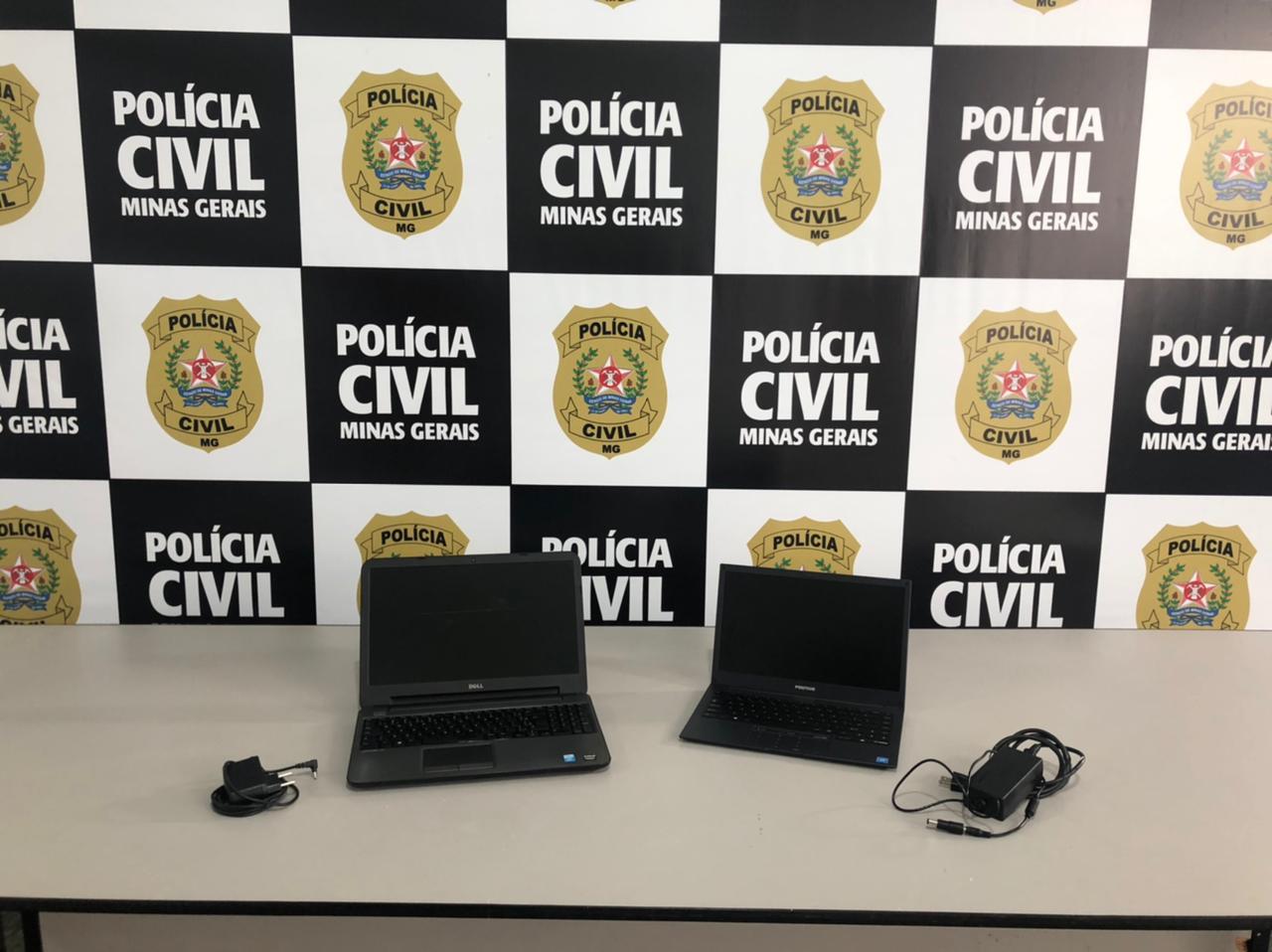 Ubá: Polícia Civil recupera notebooks furtados em residências