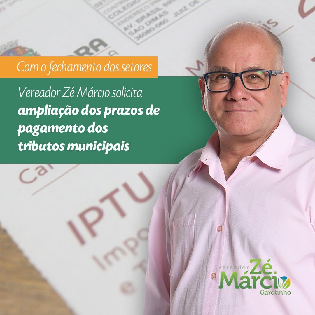 Vereador solicita ampliação dos prazos de pagamento