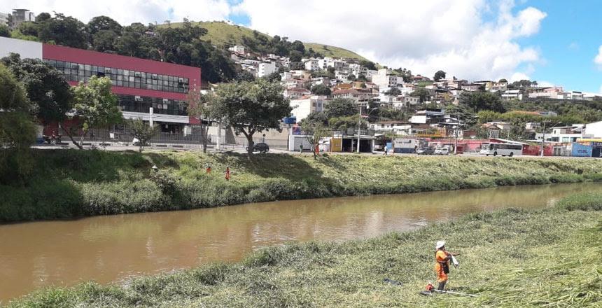 Demlurb segue com “Boniteza” nas margens do Rio Paraibuna e em outras áreas da cidade