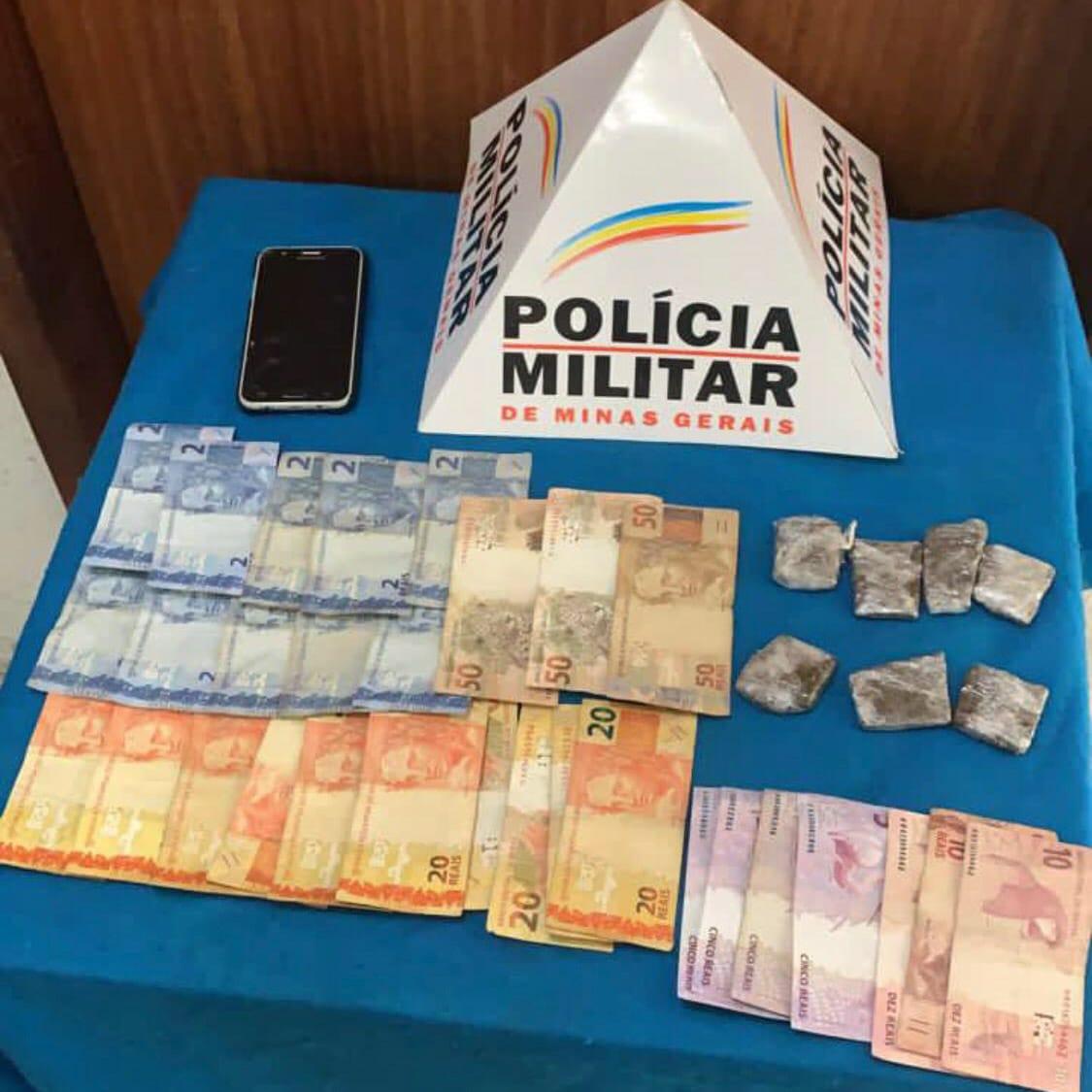 PM prende drogas e menor infrator