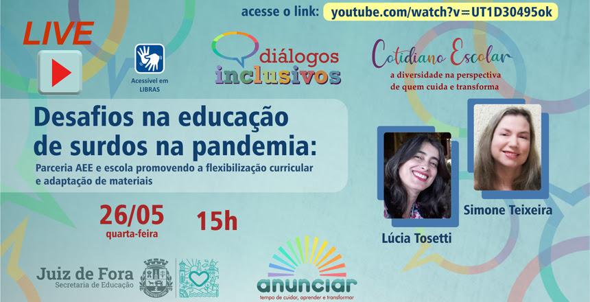 Ação formativa da SE apresenta experiência no atendimento a alunos surdos