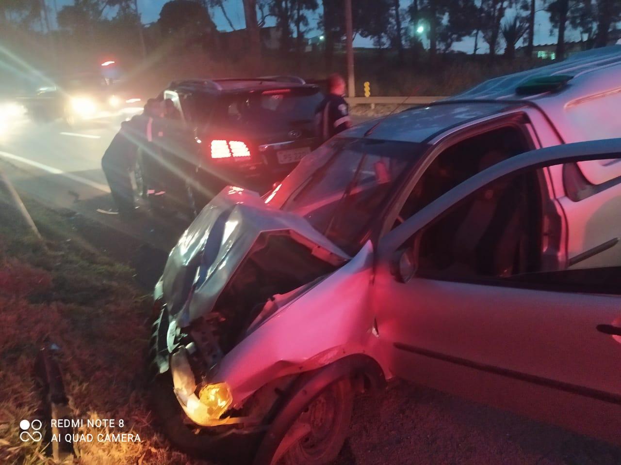 Acidentes com dois veículos deixa 4 feridos em Conselheiro Lafaiete