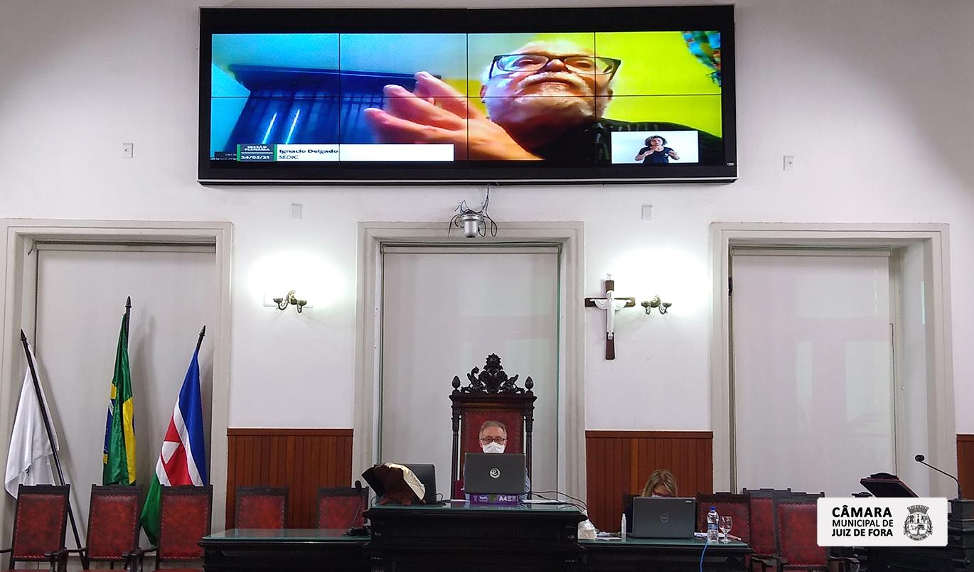 Câmara realiza Audiência Pública com a Sedic para apresentação de propostas de recuperação econômica pós-COVID