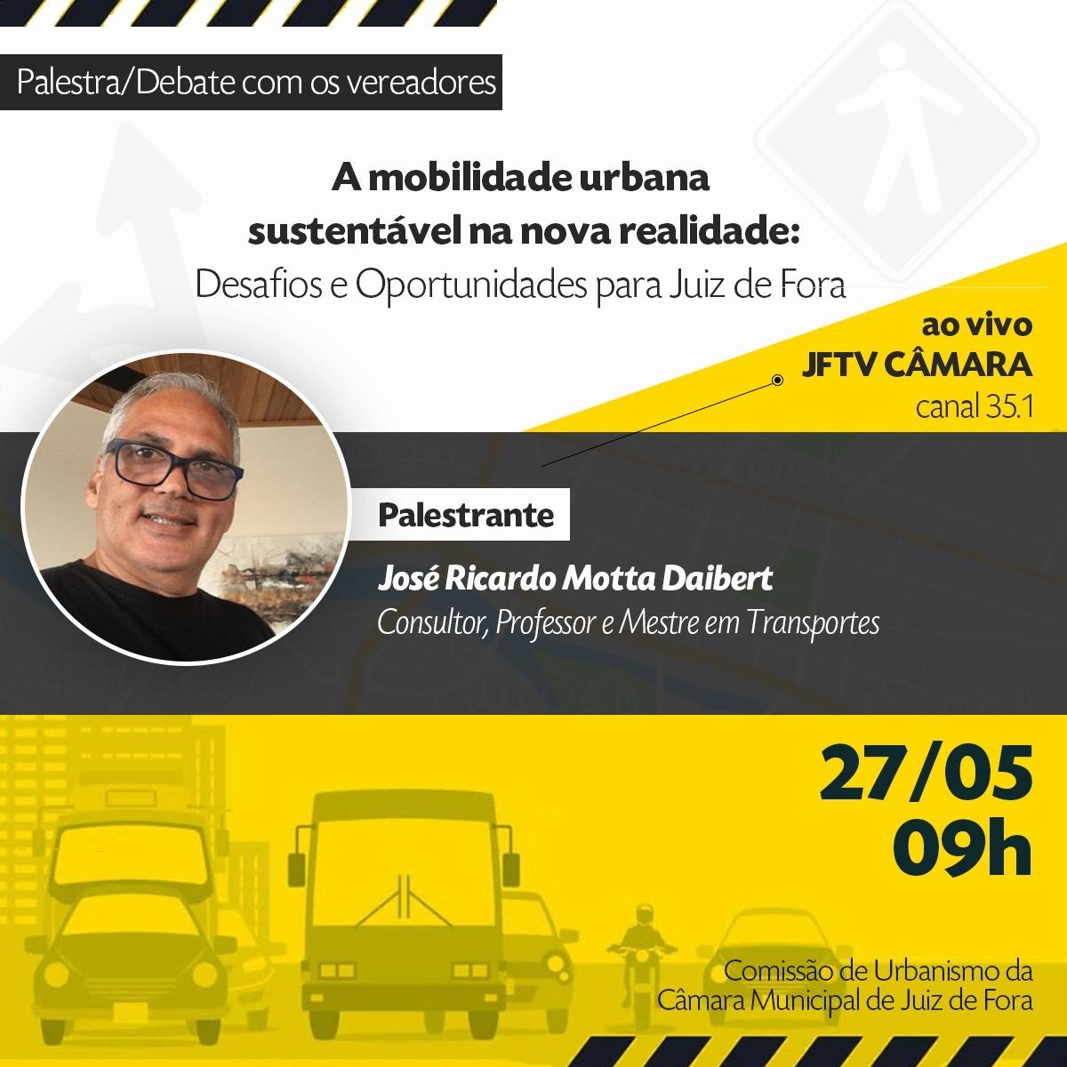 Comissão da Câmara Municipal de Juiz de Fora realiza palestra sobre mobilidade urbana