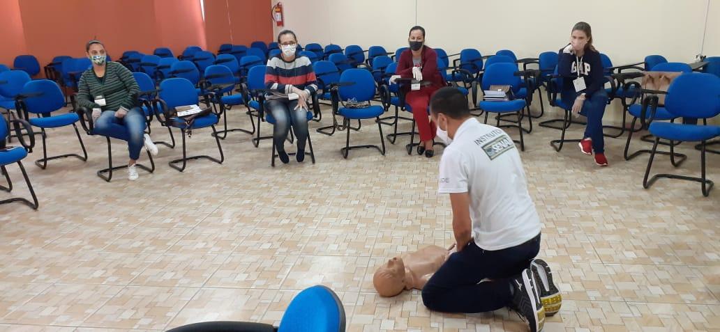 Matias Barbosa segue com o treinamento de primeiros socorros para as novas turmas de colaboradores da Educação