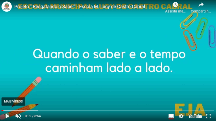 Escola Municipal realiza projeto “Resgatando o Saber”