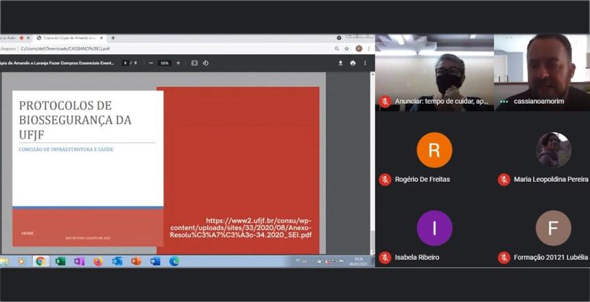 GT se reúne para analisar protocolo da UFJF
