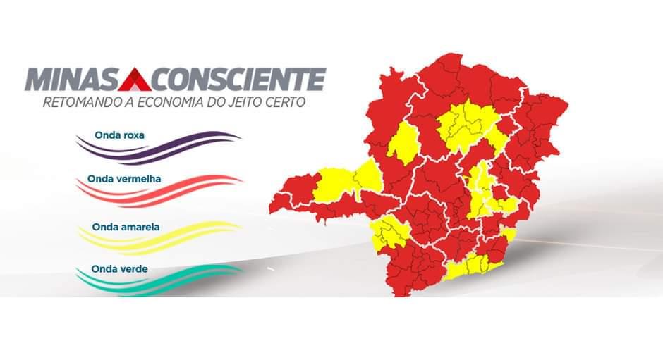 Microrregiões de Além Paraíba, Juiz de Fora e Santos Dumont poderão avançar para a onda amarela a partir de sábado