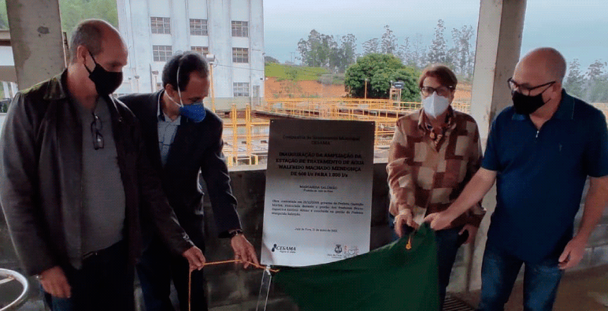 Prefeita inaugura ampliação da ETA Walfrido Machado Mendonça