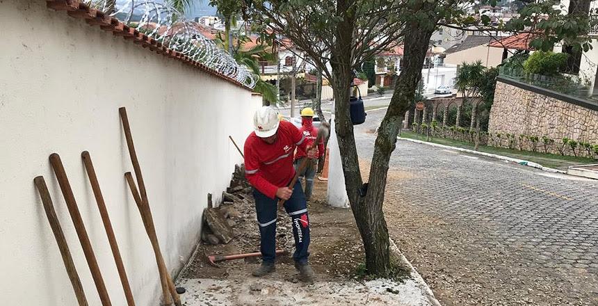 Cesama remodela 70 metros de redes de esgoto no Quintas das Avenidas