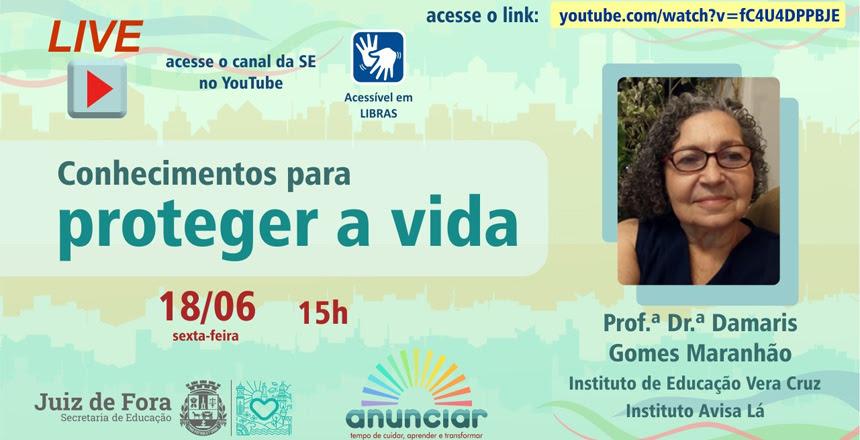 Conhecimentos para proteger a vida é tema de ação formativa da Secretaria de Educação