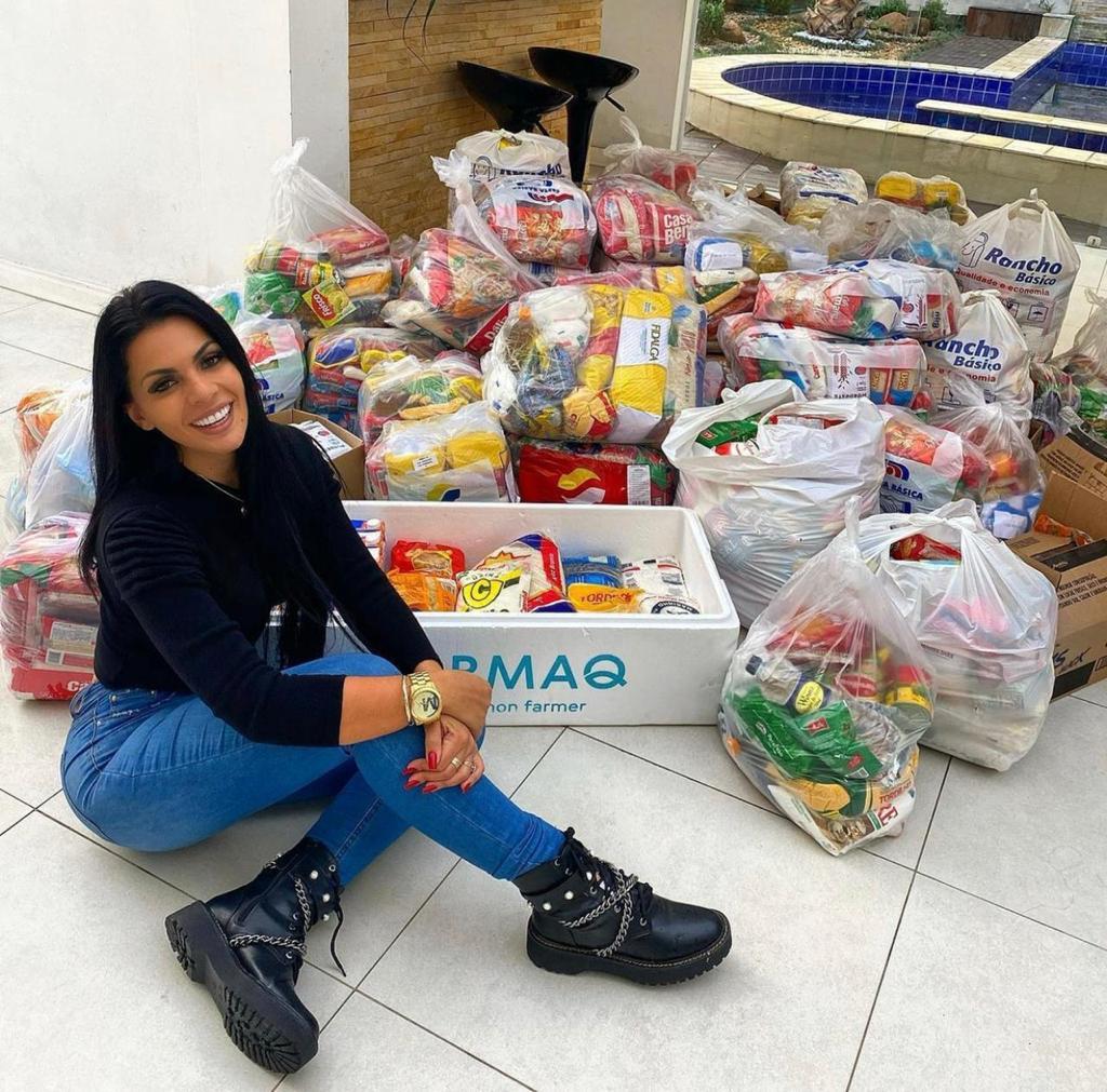 Franciele Roulim faz semana beneficente com seus clientes para ajudar pessoas prejudicadas pela pandemia