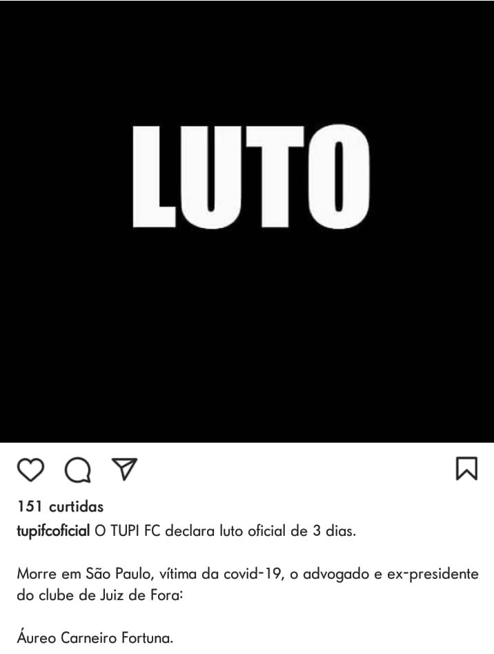 Fonte: Instagram/Tupi