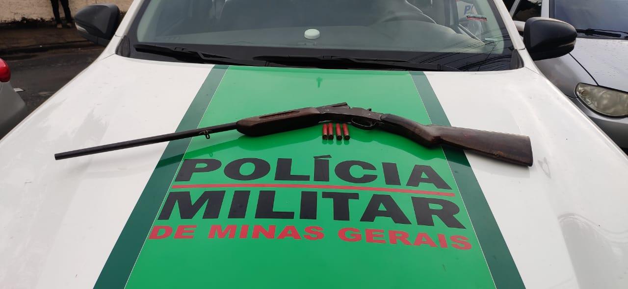 Polícia Militar apreende arma de fogo, em operação de combate a caça ilegal