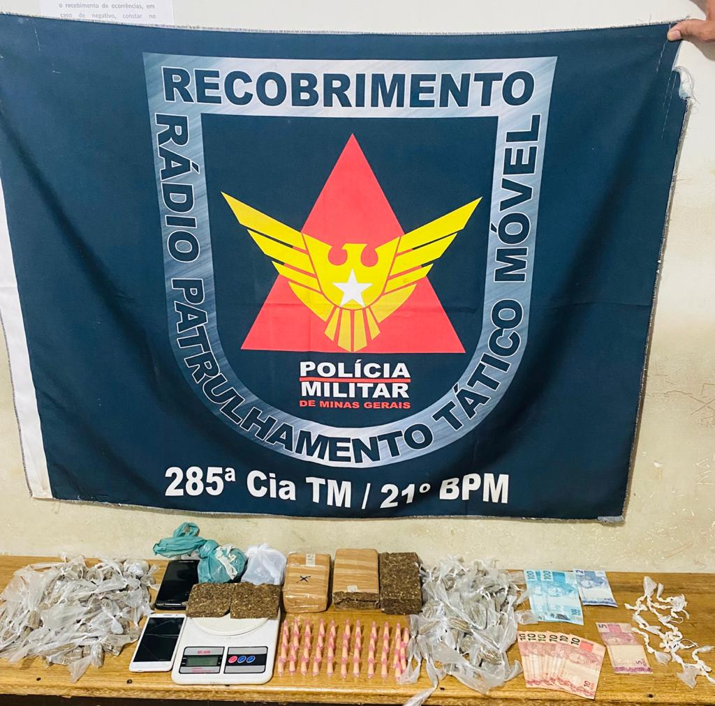 Suspeito de tráfico de drogas é preso em Ubá