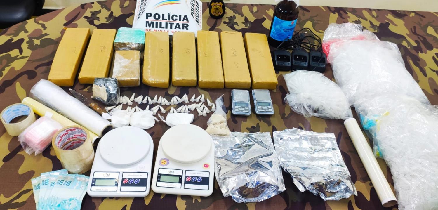 Grande quantidade de droga escondida foi apreendida no bairro São Francisco de Paula