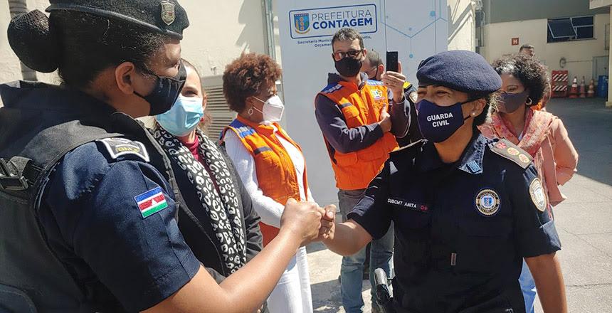 Secretaria de Segurança Urbana e Cidadania visita a Guarda Municipal de Contagem