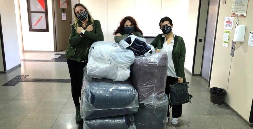 Sepur entrega 62 cobertores para a campanha “Juiz de Fora Solidária no Frio”