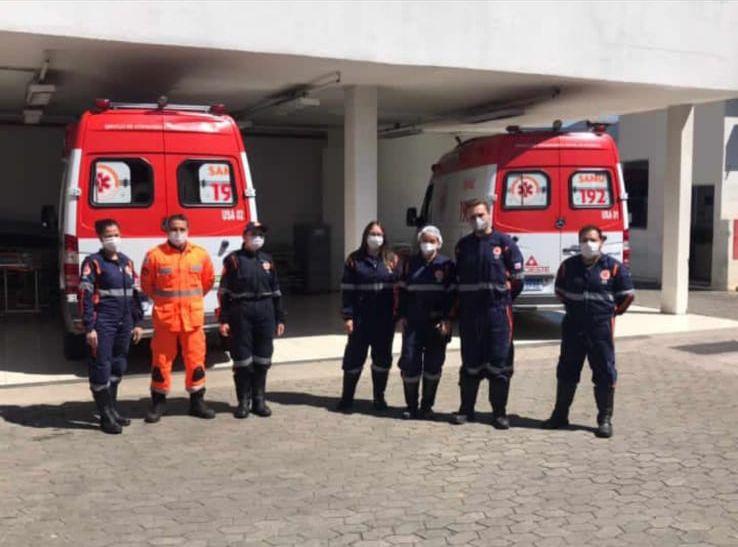 Homem com dispneia é salvo de uma parada cardiorrespiratória pelo Corpo de Bombeiros e pelo SAMU
