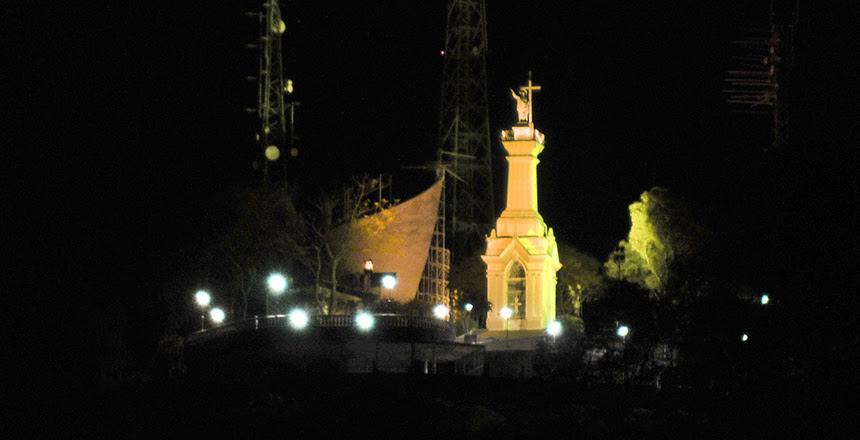 Morro do Cristo e Paço Municipal recebem iluminação especial pelo Setembro Amarelo
