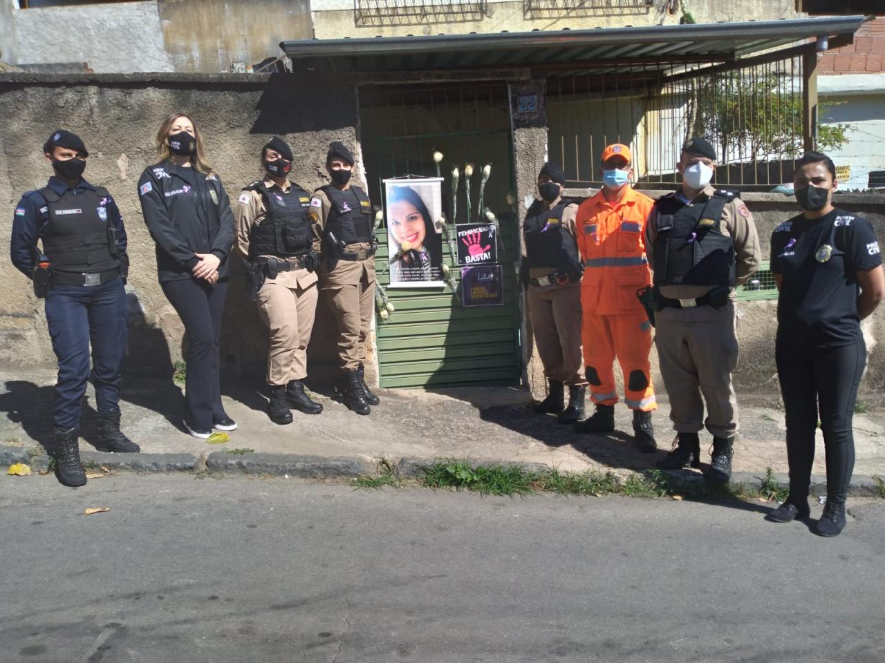 PCMG participa de ação de enfrentamento à violência contra a mulher