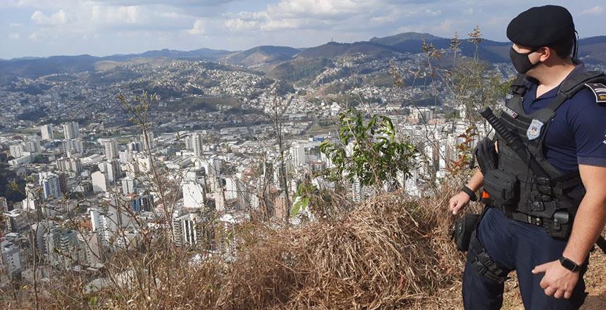 Ronda Verde da Guarda Municipal monitora trilhas do Morro do Imperador