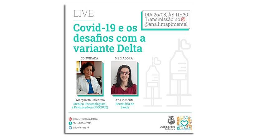 Secretária de Saúde realiza live com pesquisadora da Fiocruz
