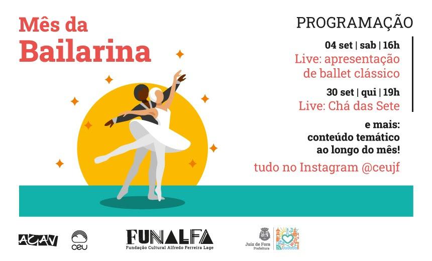 Confira a programação especial da Praça CEU do “Mês da Bailarina”