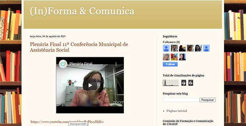 Conselho cria blog para divulgar ações da assistência social